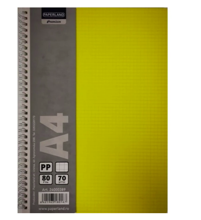 Yellow Notebook by ecodostore sold by ecodostore